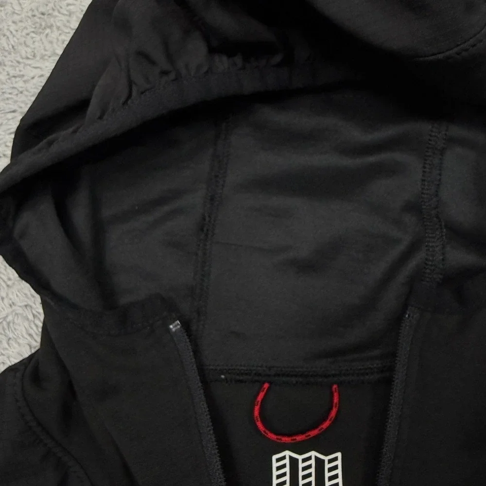 Topo Designs Jacket Mens M Medium Black Hooded Windbreaker Full Zip  Outdoor
